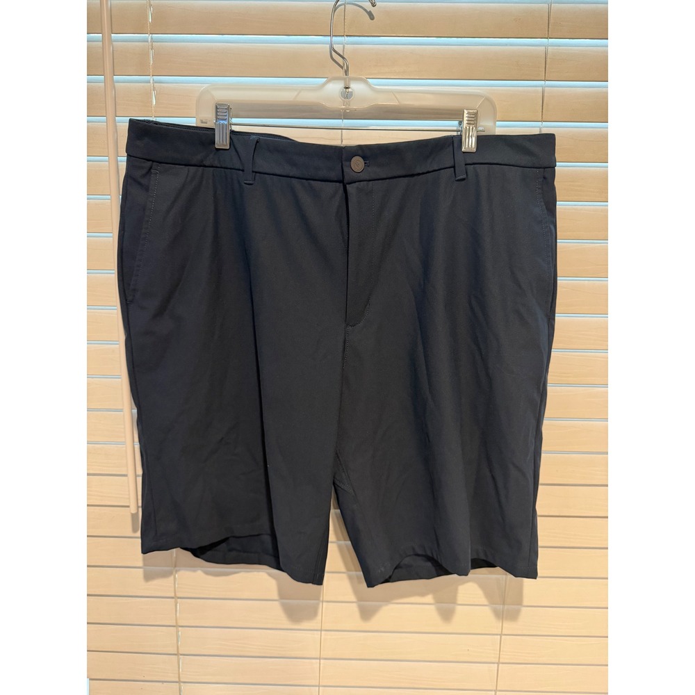 Johnnie-O Prep-Formance Mens Navy Blue Golf Shorts Size 40 Flat Front 9 Inseam